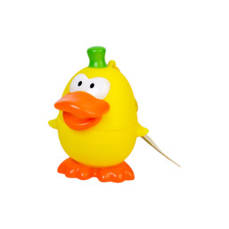 Screaming Chicken & Duck Stress-Relief Squeeze Play Clip